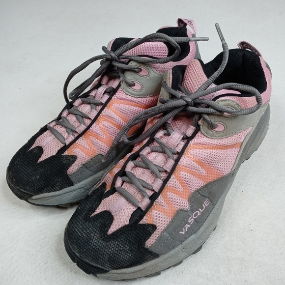 Vasque 7605 Vibrant Hiking Trail Shoes Pink Grey O - Picture 1 of 11